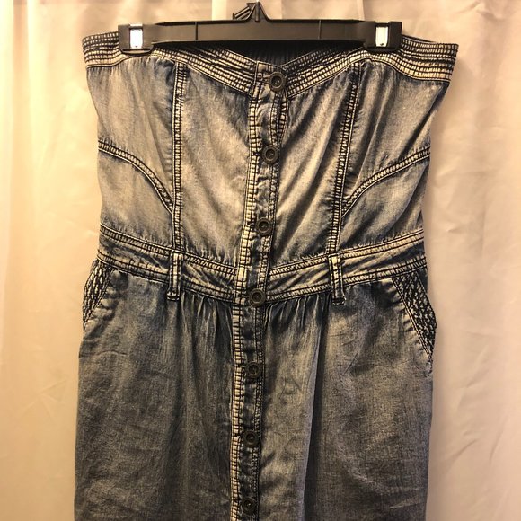 GARCIA, European Street Style Denim Dress - Picture 1 of 4